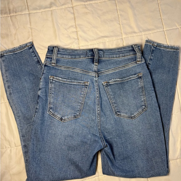 Abercrombie & Fitch Light Blue High Rise Jeans - Picture 2 of 5